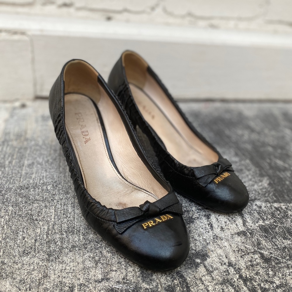 Prada Leather Heels